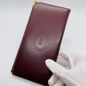 Cartier long Bi fold wallet